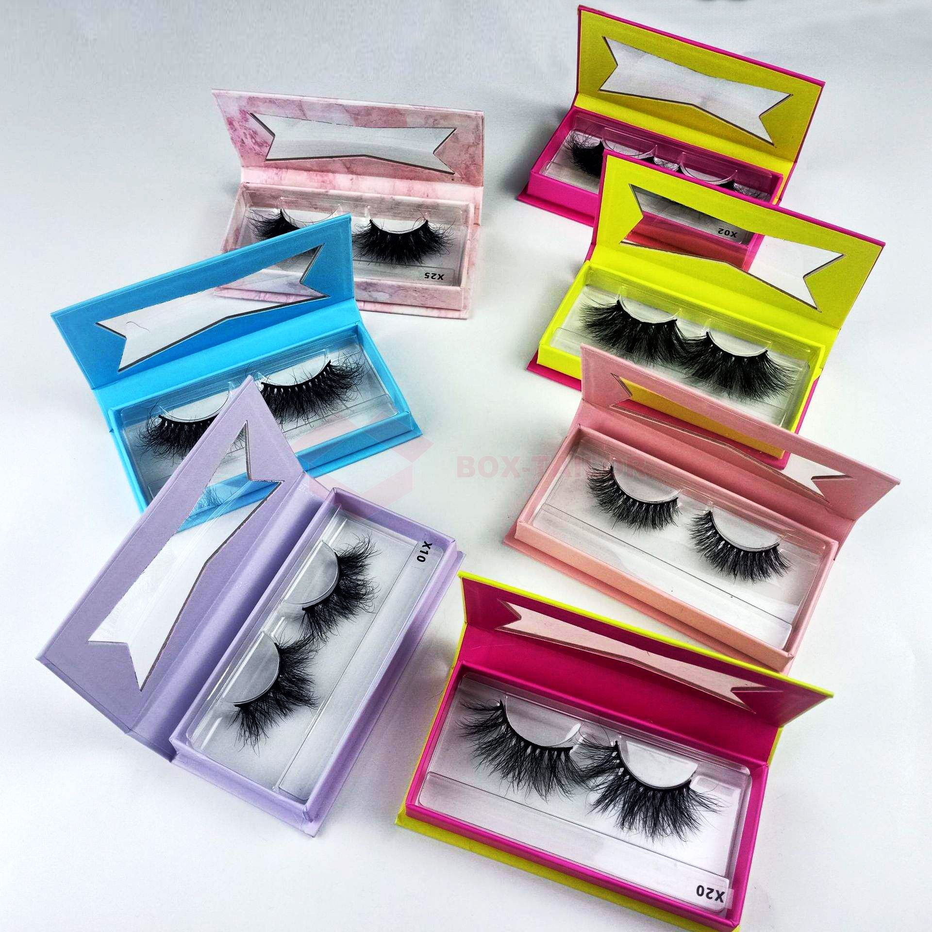 Custom Design False Eyelash Packaging Boxes